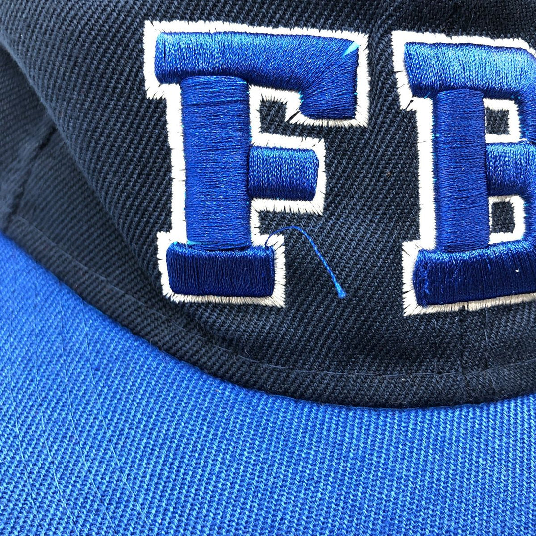 FBI Two-tone Baseball Cap Free Size unclear blue type Vintage Second Hand