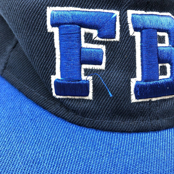 FBI Two-tone Baseball Cap Free Size unclear blue type Vintage Second Hand