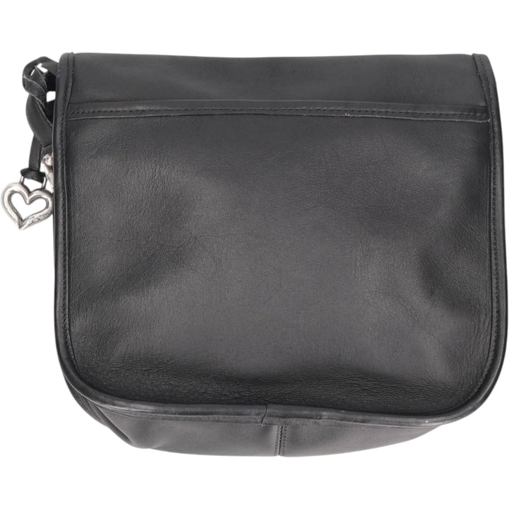 Brighton Shoulder Bag genuine leather black type Vintage Second Hand