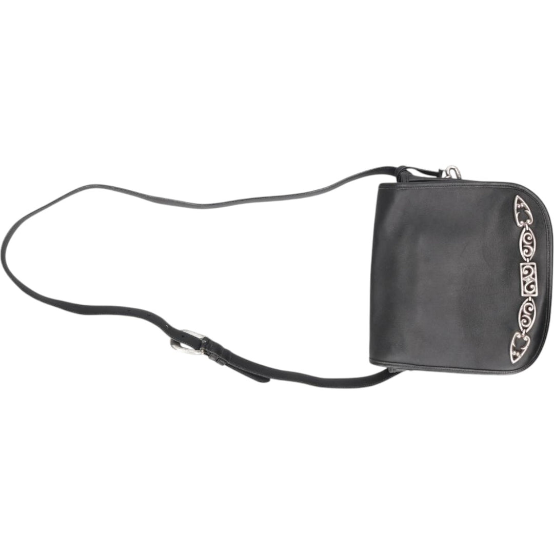 Brighton Shoulder Bag genuine leather black type Vintage Second Hand