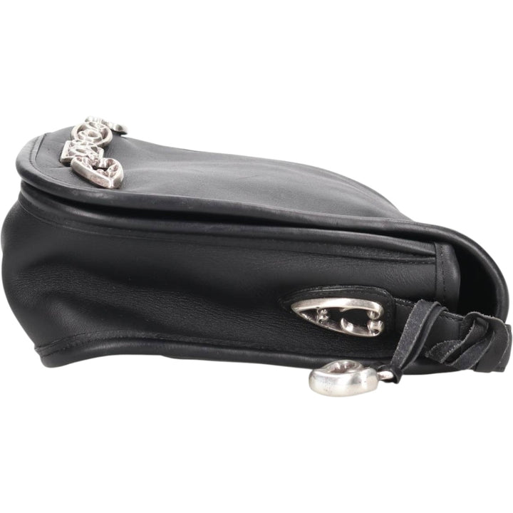 Brighton Shoulder Bag genuine leather black type Vintage Second Hand