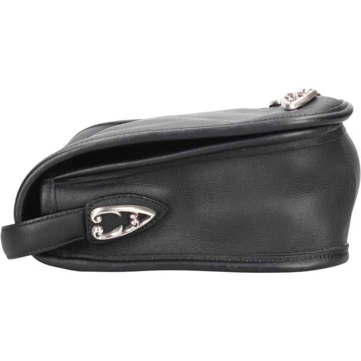 Brighton Shoulder Bag genuine leather black type Vintage Second Hand