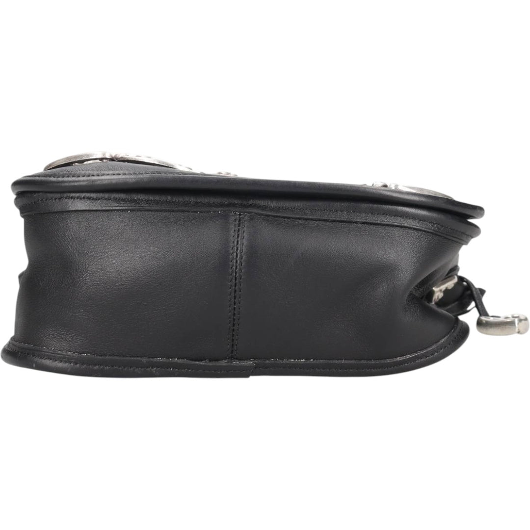 Brighton Shoulder Bag genuine leather black type Vintage Second Hand