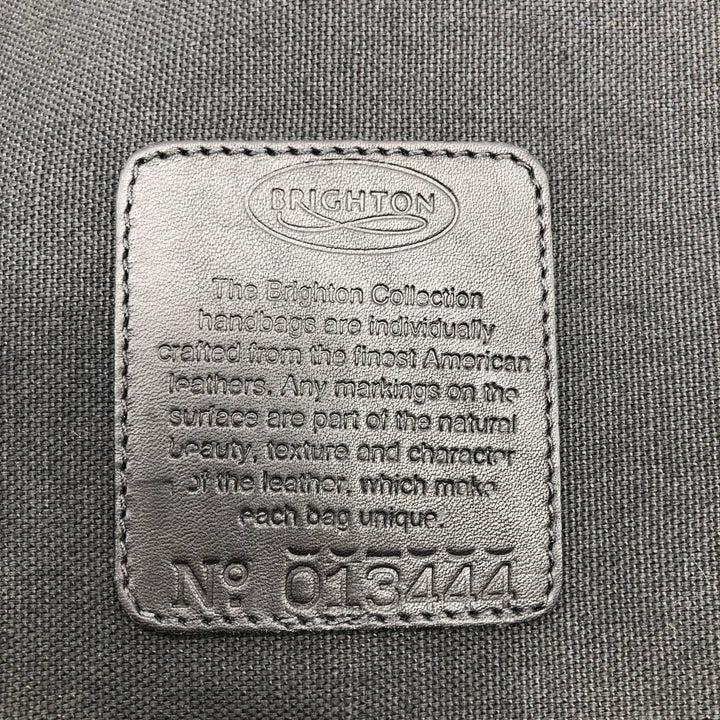 Brighton Shoulder Bag genuine leather black type Vintage Second Hand