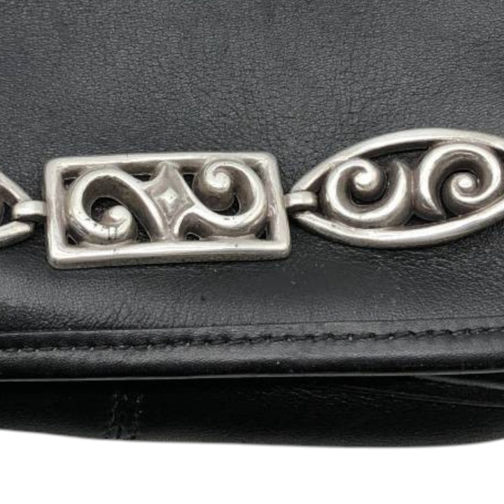 Brighton Shoulder Bag genuine leather black type Vintage Second Hand