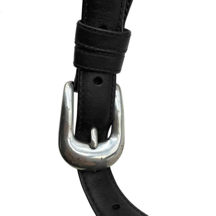 Brighton Shoulder Bag genuine leather black type Vintage Second Hand