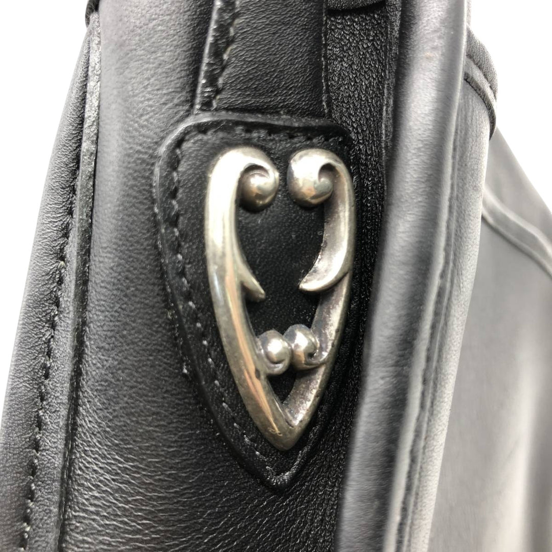 Brighton Shoulder Bag genuine leather black type Vintage Second Hand