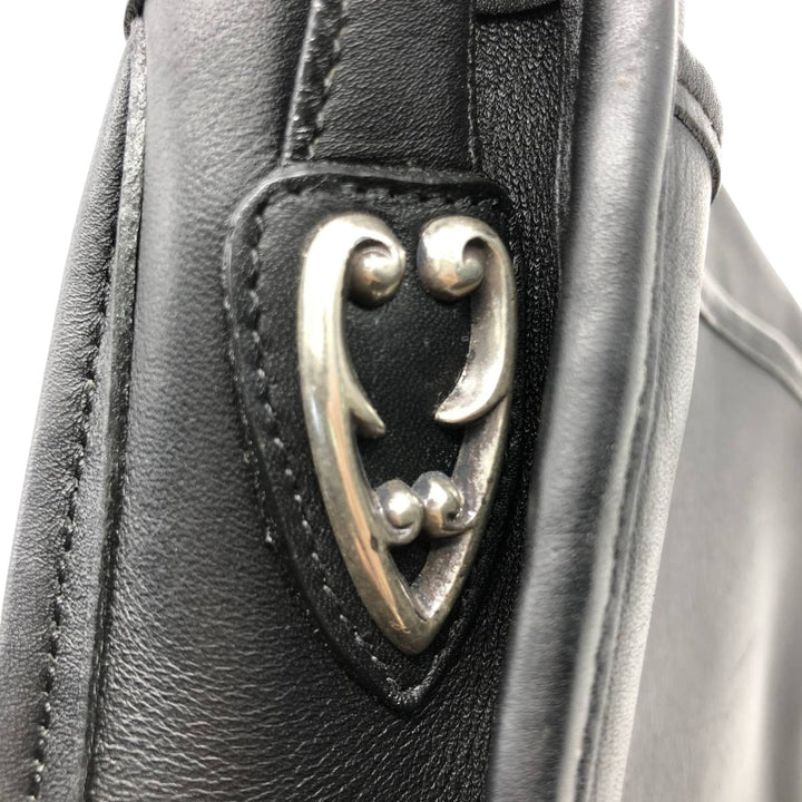 Brighton Shoulder Bag genuine leather black type Vintage Second Hand