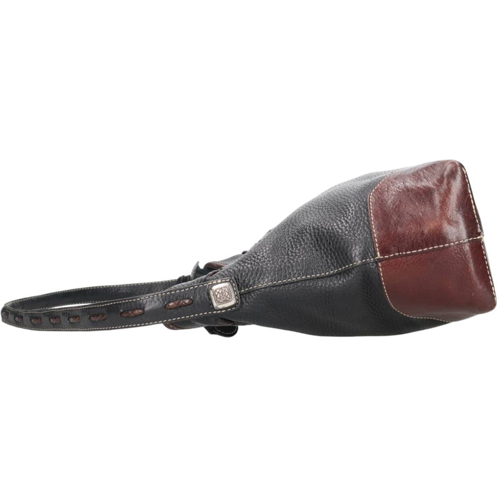 Brighton Shoulder Bag genuine leather black type Vintage Second Hand