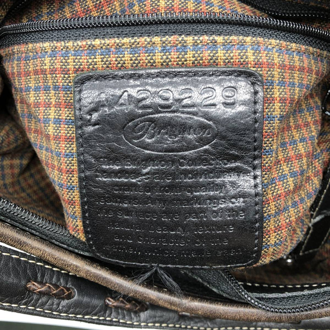 Brighton Shoulder Bag genuine leather black type Vintage Second Hand