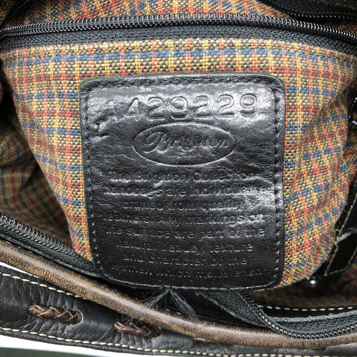 Brighton Shoulder Bag genuine leather black type Vintage Second Hand