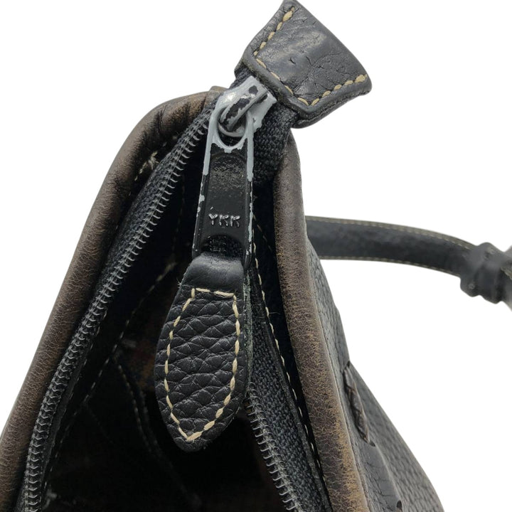 Brighton Shoulder Bag genuine leather black type Vintage Second Hand