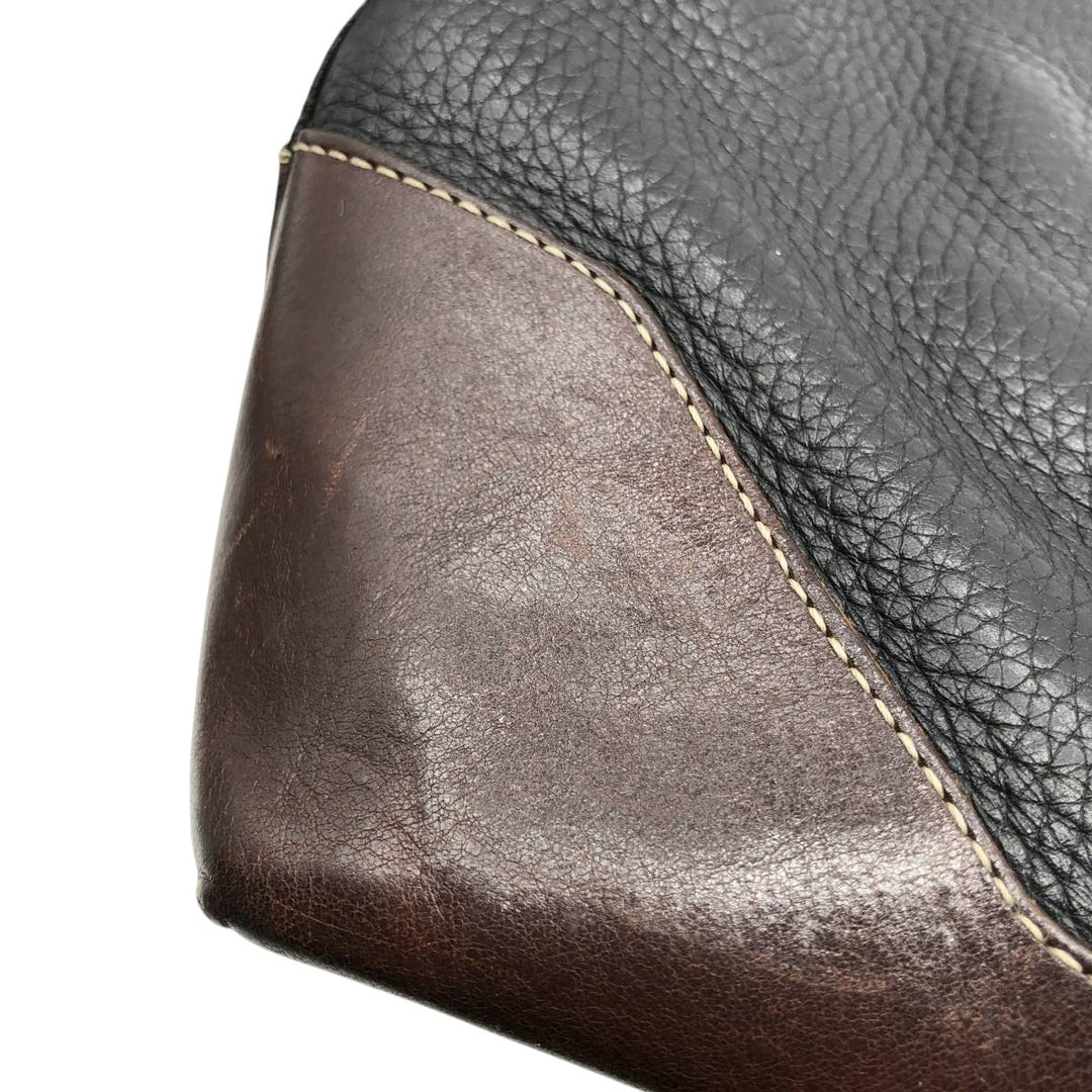 Brighton Shoulder Bag genuine leather black type Vintage Second Hand