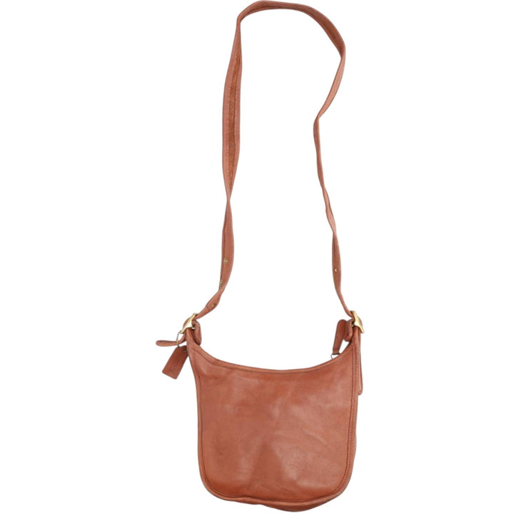 90'S Coach Old Coach Shoulder Bag Vintage genuine leather brown type Vintage Second Hand