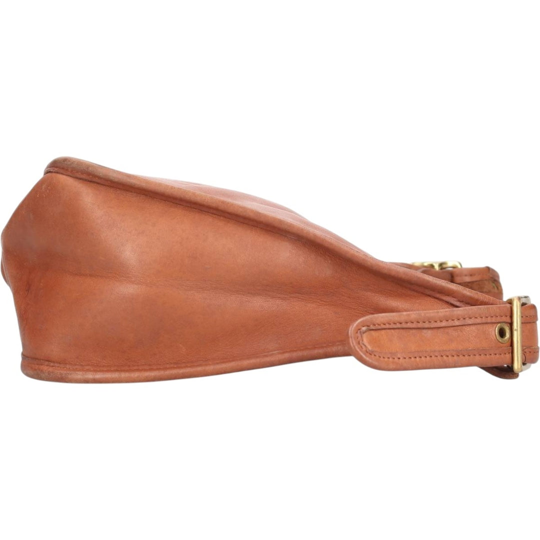 90'S Coach Old Coach Shoulder Bag Vintage genuine leather brown type Vintage Second Hand