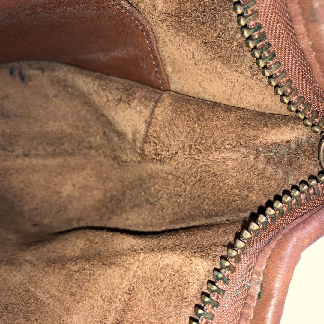 90'S Coach Old Coach Shoulder Bag Vintage genuine leather brown type Vintage Second Hand