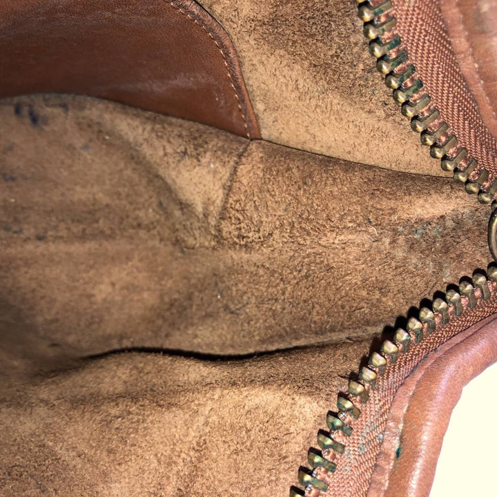 90'S Coach Old Coach Shoulder Bag Vintage genuine leather brown type Vintage Second Hand