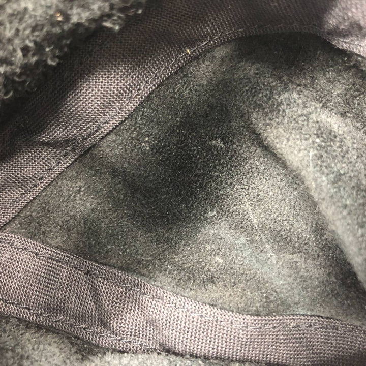 ATM ENERGY TECH Advertising Leather Cap, One Size Fits All, Vintage genuine leather black type Vintage Second Hand