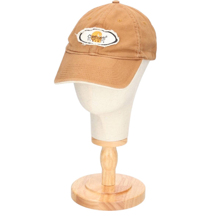 Carhartt Duck Odessa Cap, 6-Panel Cap, One Size Fits Most cotton beige type brown Vintage Second Hand