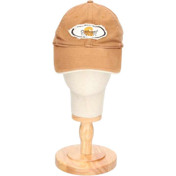 Carhartt Duck Odessa Cap, 6-Panel Cap, One Size Fits Most cotton beige type brown Vintage Second Hand