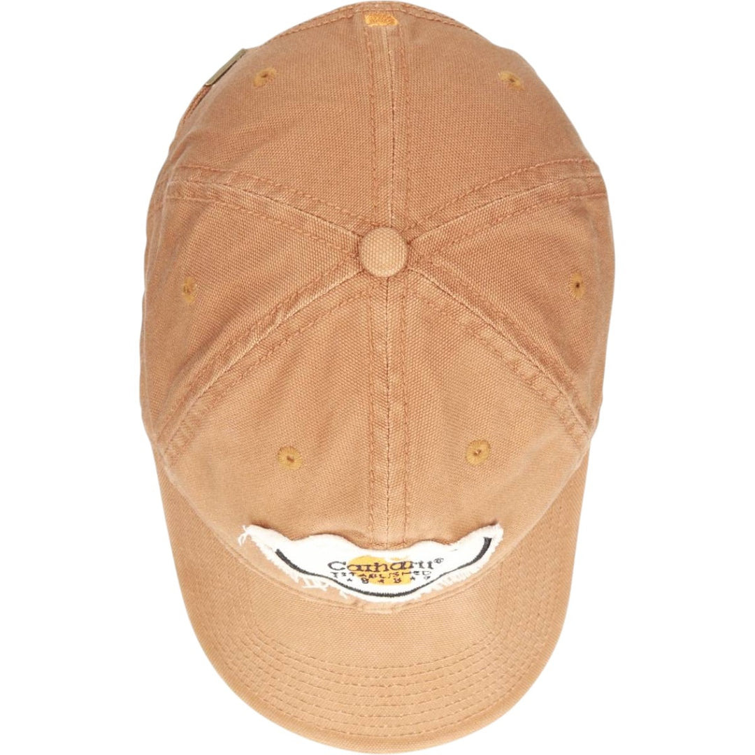 Carhartt Duck Odessa Cap, 6-Panel Cap, One Size Fits Most cotton beige type brown Vintage Second Hand