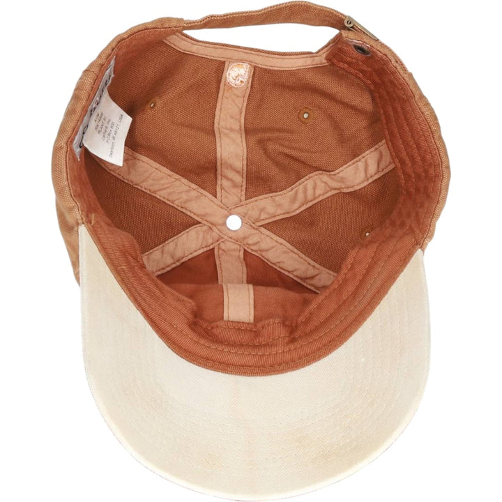 Carhartt Duck Odessa Cap, 6-Panel Cap, One Size Fits Most cotton beige type brown Vintage Second Hand