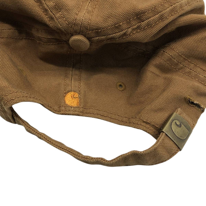 Carhartt Duck Odessa Cap, 6-Panel Cap, One Size Fits Most cotton beige type brown Vintage Second Hand