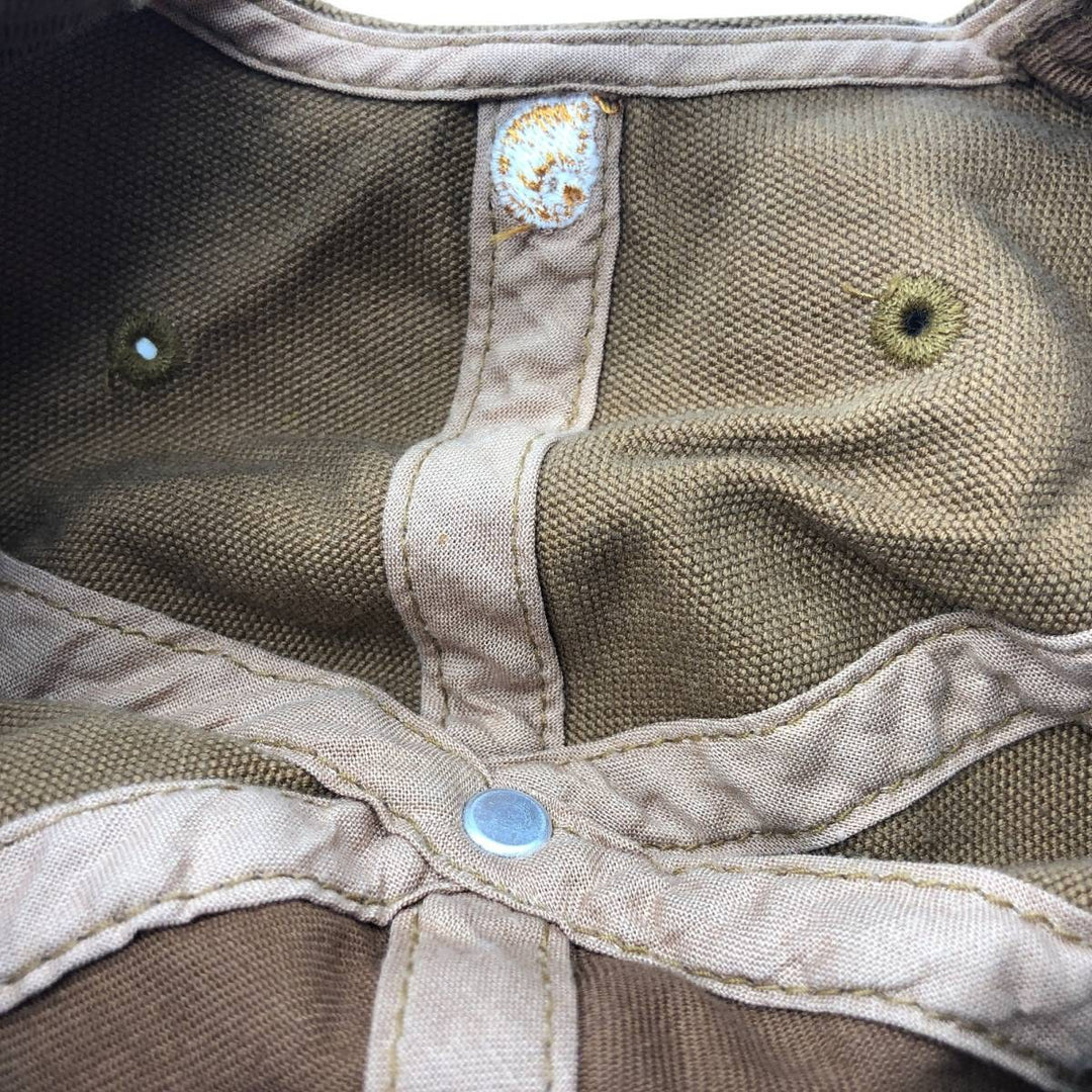 Carhartt Duck Odessa Cap, 6-Panel Cap, One Size Fits Most cotton beige type brown Vintage Second Hand