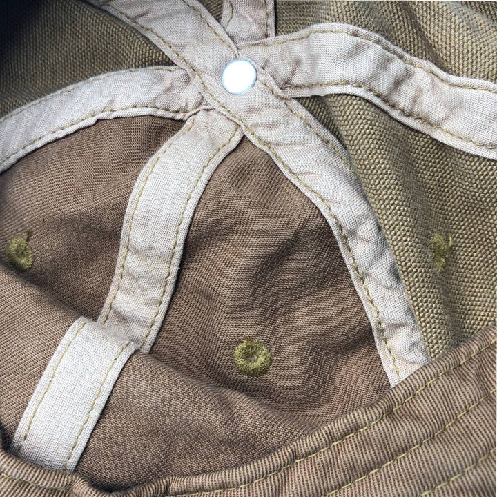 Carhartt Duck Odessa Cap, 6-Panel Cap, One Size Fits Most cotton beige type brown Vintage Second Hand