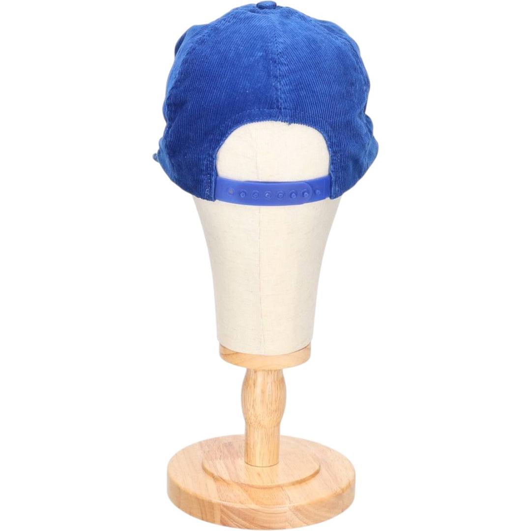 Vintage 1990'S Pepsi-Cola Advertising Corduroy Cap, Made in USA, One Size Fits All unclear blue type Vintage Second Hand