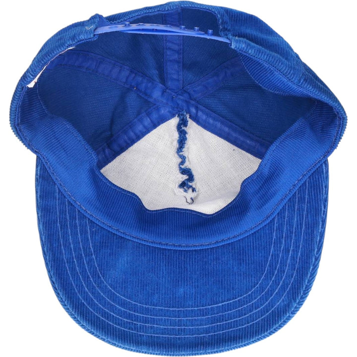 Vintage 1990'S Pepsi-Cola Advertising Corduroy Cap, Made in USA, One Size Fits All unclear blue type Vintage Second Hand