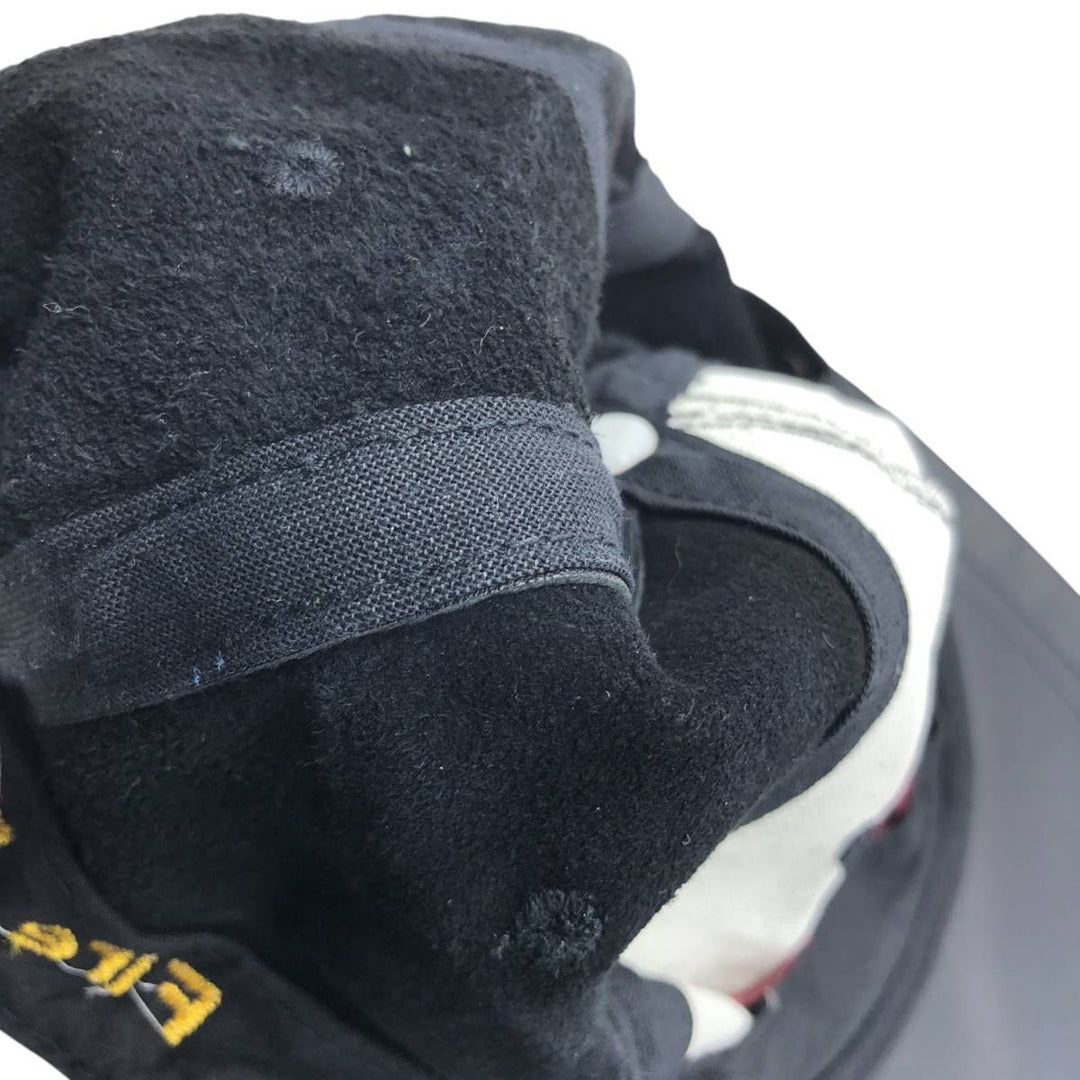 Vintage ATM Leather Cap, One Size Fits All genuine leather black type Vintage Second Hand