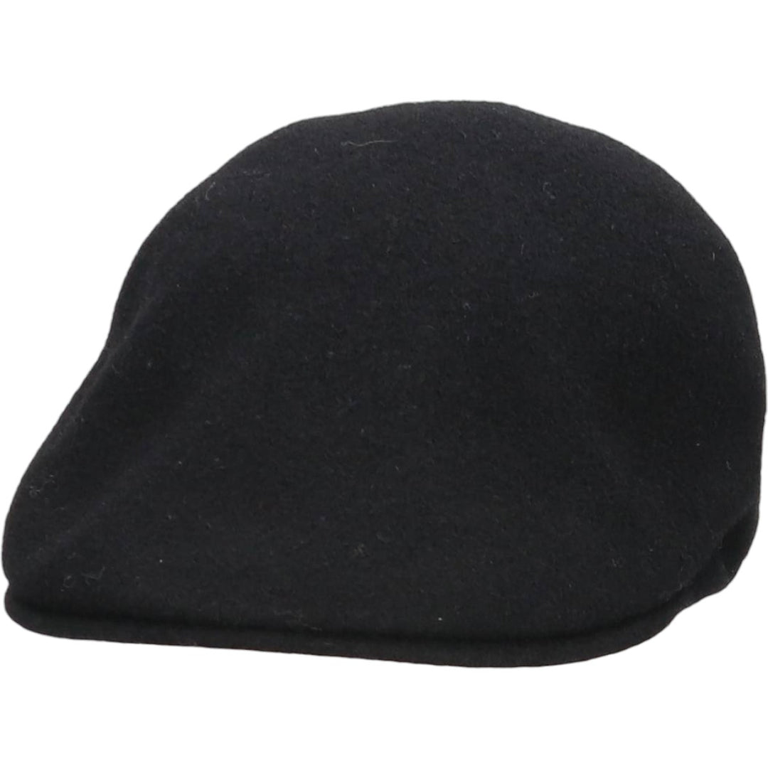 Kangol hunting cap, one size fits all wool black type Vintage Second Hand