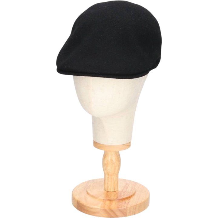 Kangol hunting cap, one size fits all wool black type Vintage Second Hand