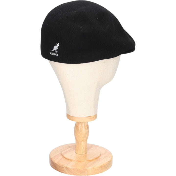 Kangol hunting cap, one size fits all wool black type Vintage Second Hand
