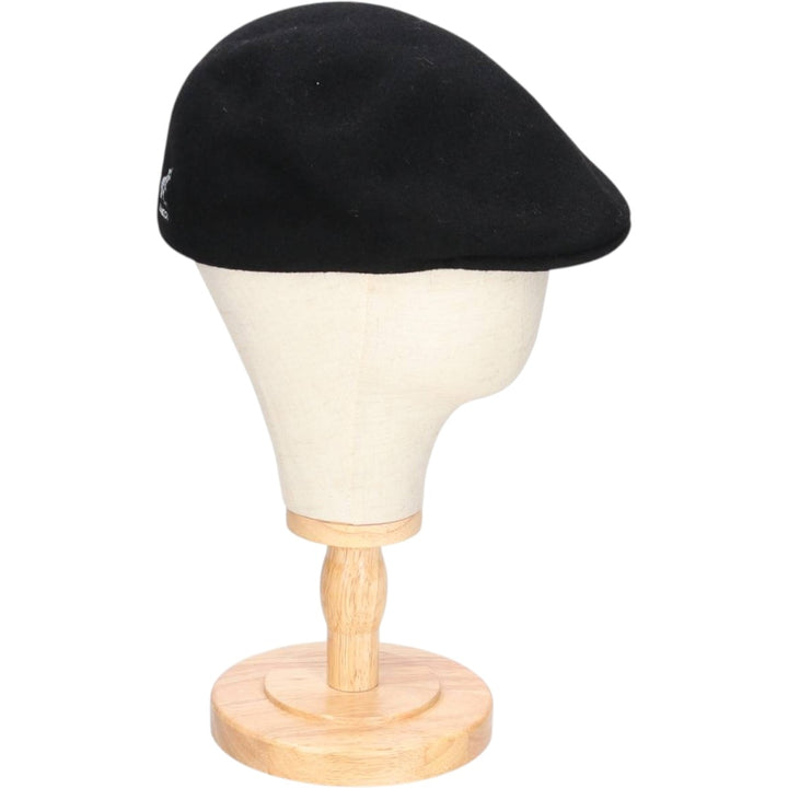 Kangol hunting cap, one size fits all wool black type Vintage Second Hand
