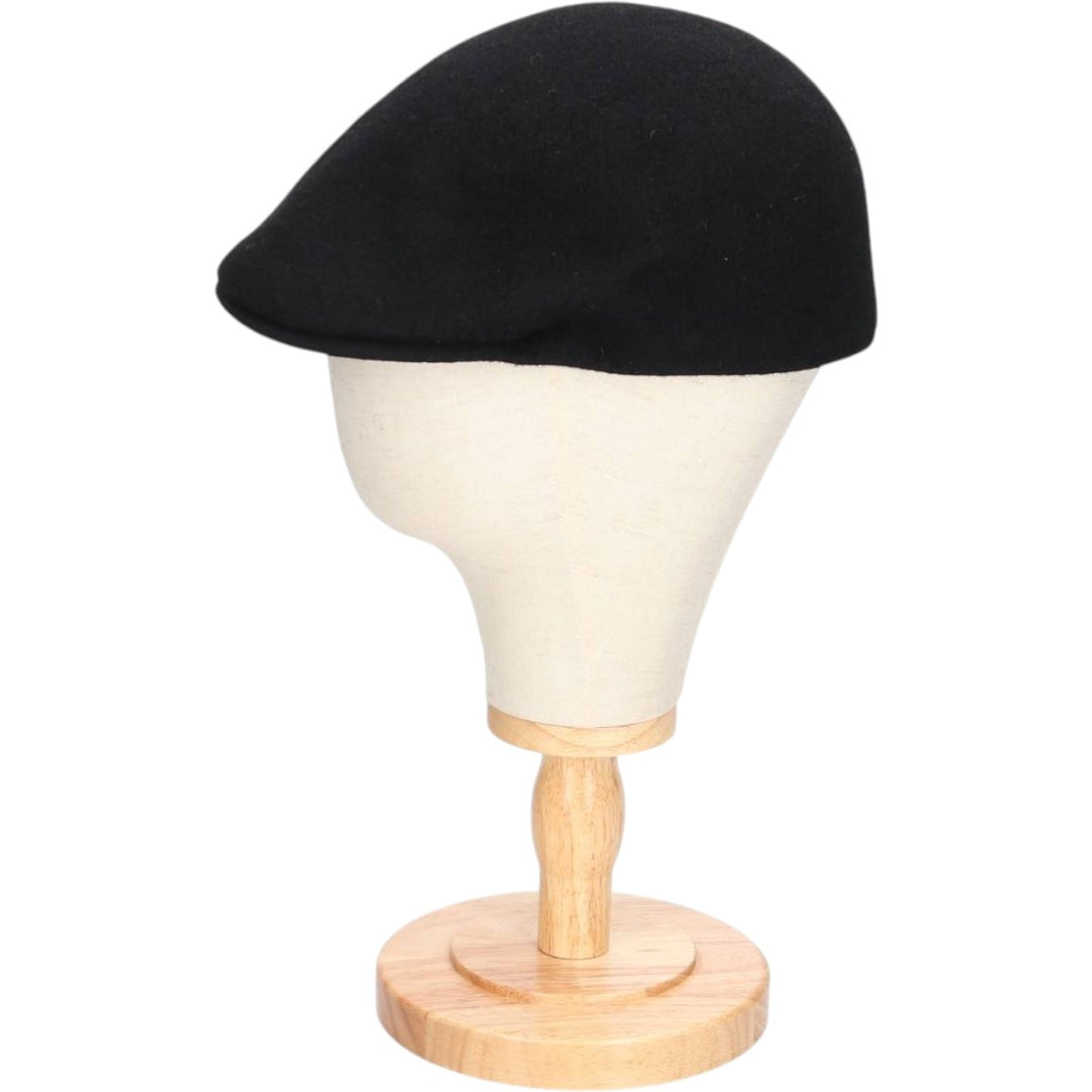 Kangol hunting cap, one size fits all wool black type Vintage Second Hand