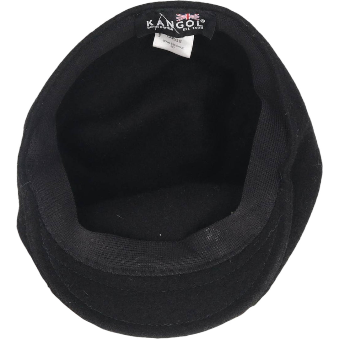 Kangol hunting cap, one size fits all wool black type Vintage Second Hand