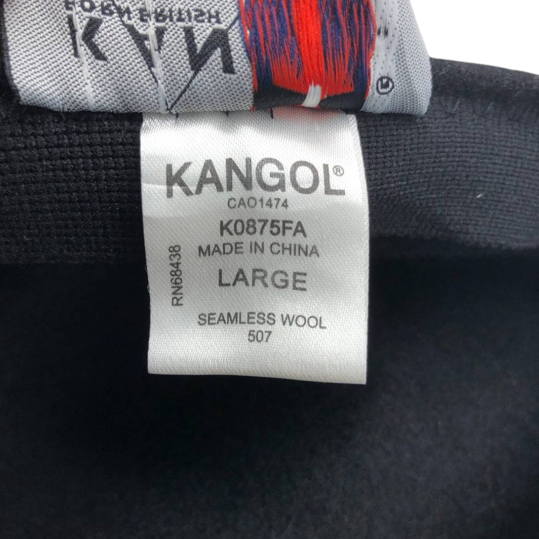 Kangol hunting cap, one size fits all wool black type Vintage Second Hand