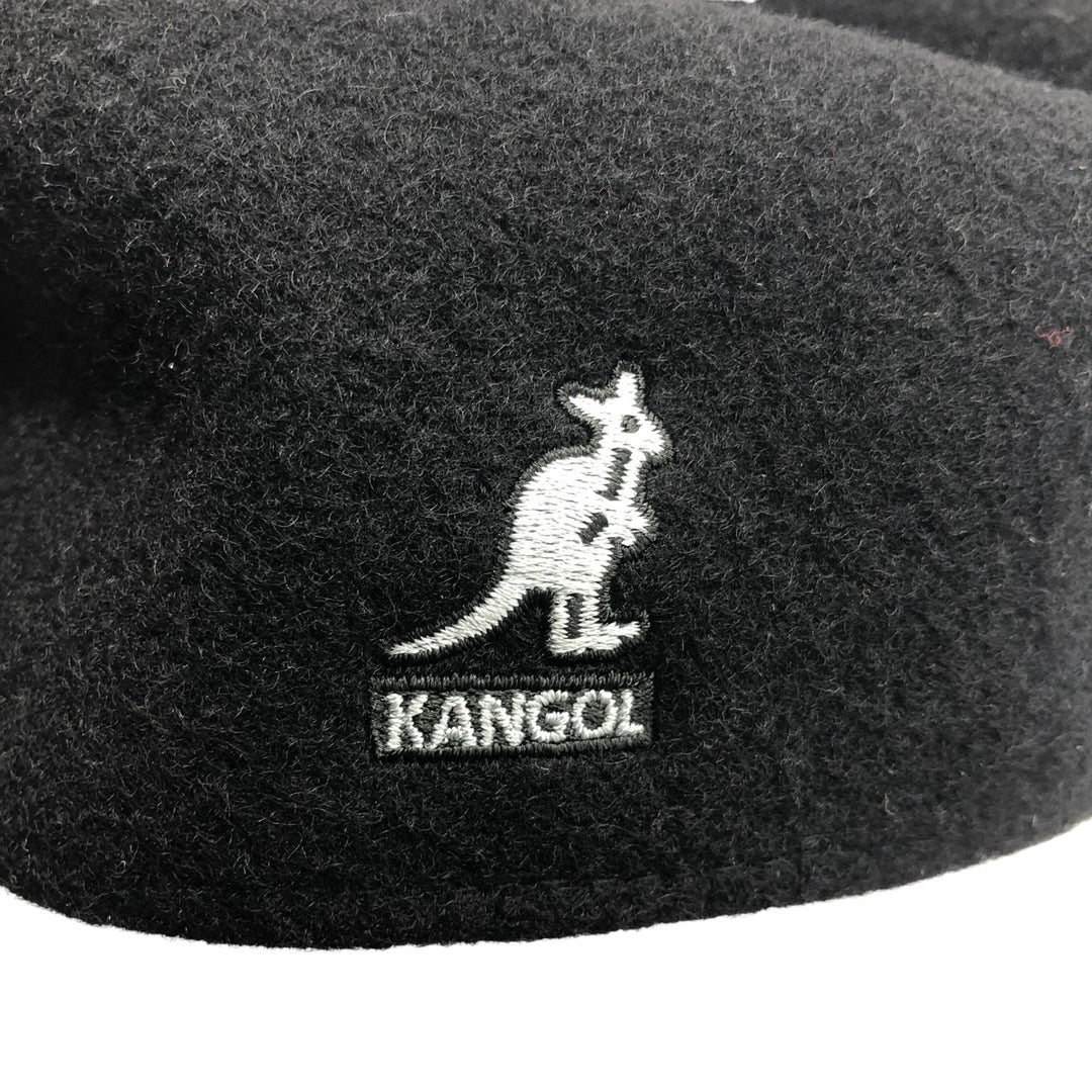 Kangol hunting cap, one size fits all wool black type Vintage Second Hand