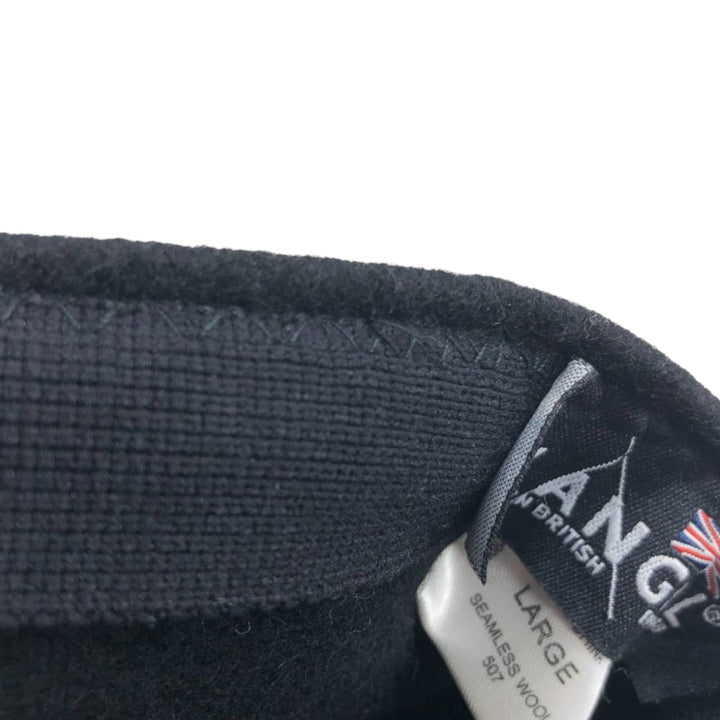 Kangol hunting cap, one size fits all wool black type Vintage Second Hand