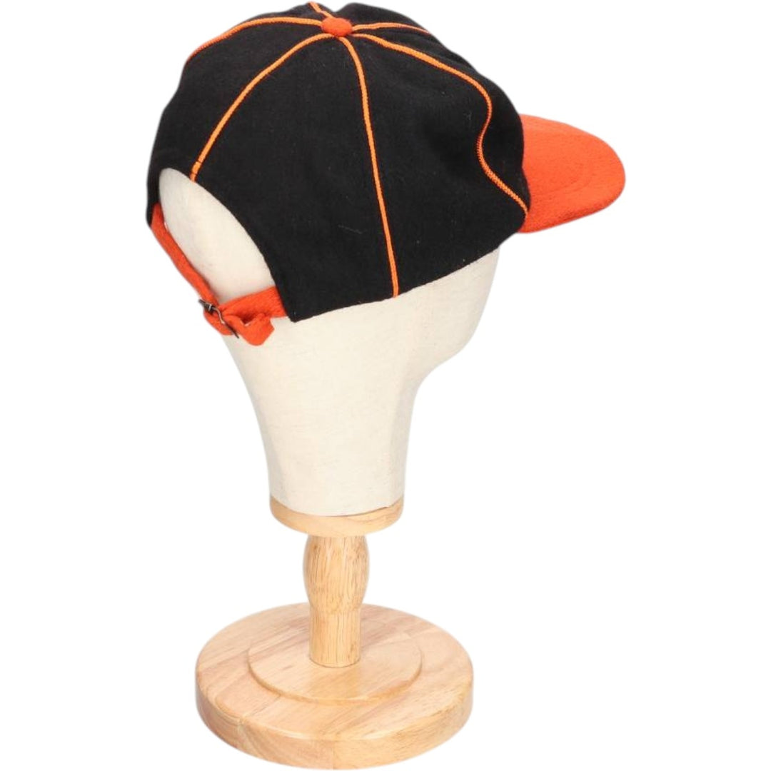 BRONER Two-Tone 6-Panel Cap, Made in USA, One Size Fits Most, Vintage unclear black type Vintage Second Hand