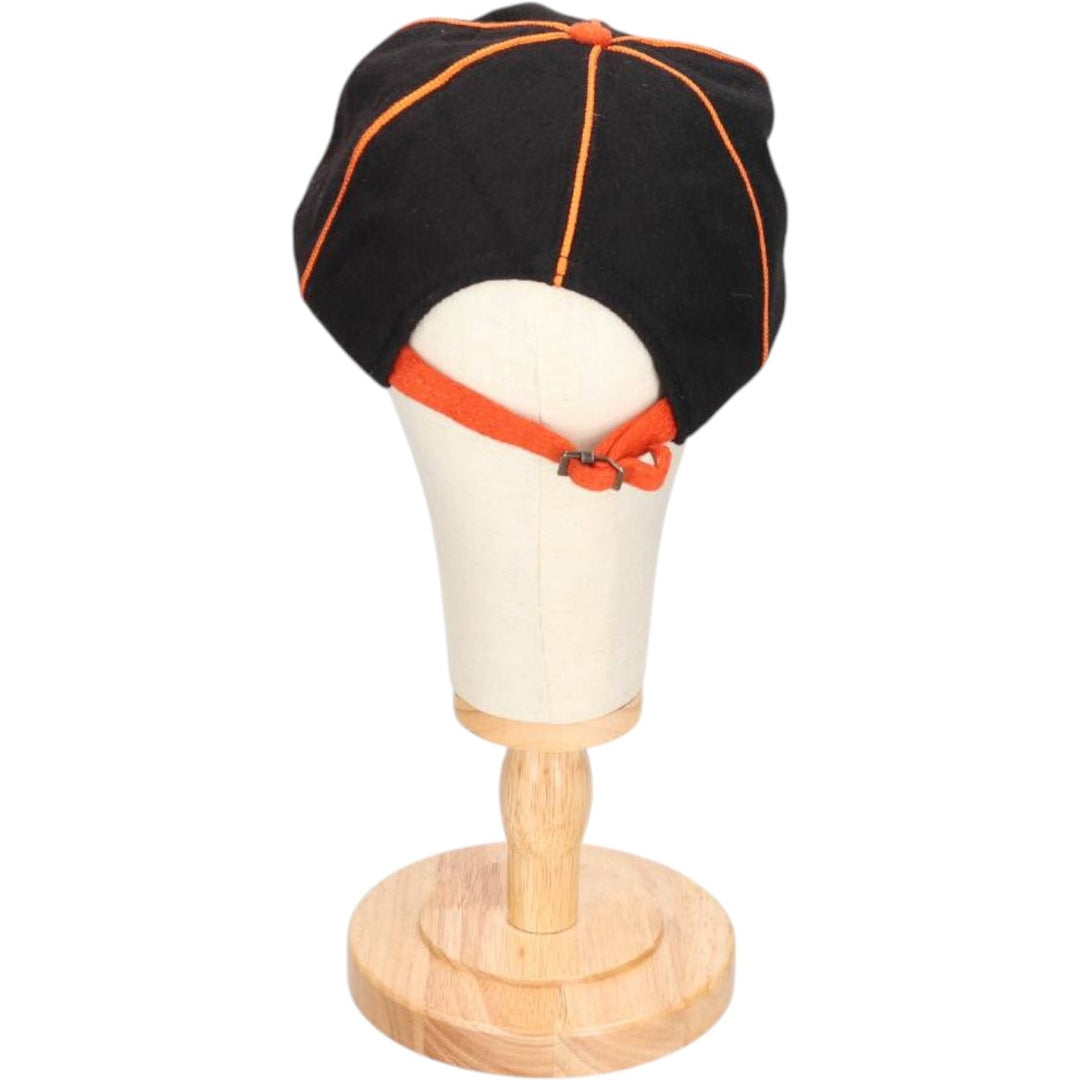 BRONER Two-Tone 6-Panel Cap, Made in USA, One Size Fits Most, Vintage unclear black type Vintage Second Hand