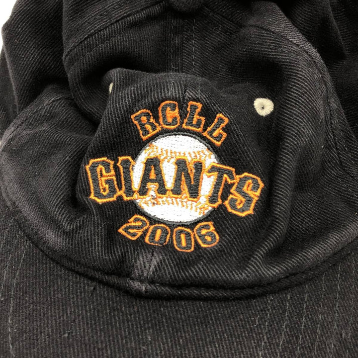 2000'S MLB SAN FRANCISCO GIANTS Baseball Cap, One Size Fits All cotton black type Vintage Second Hand