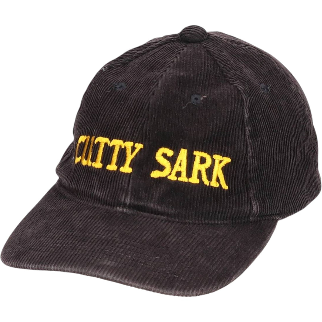 Vintage Cutty Sark Advertising Corduroy Cap, One Size Fits All unclear black type Vintage Second Hand
