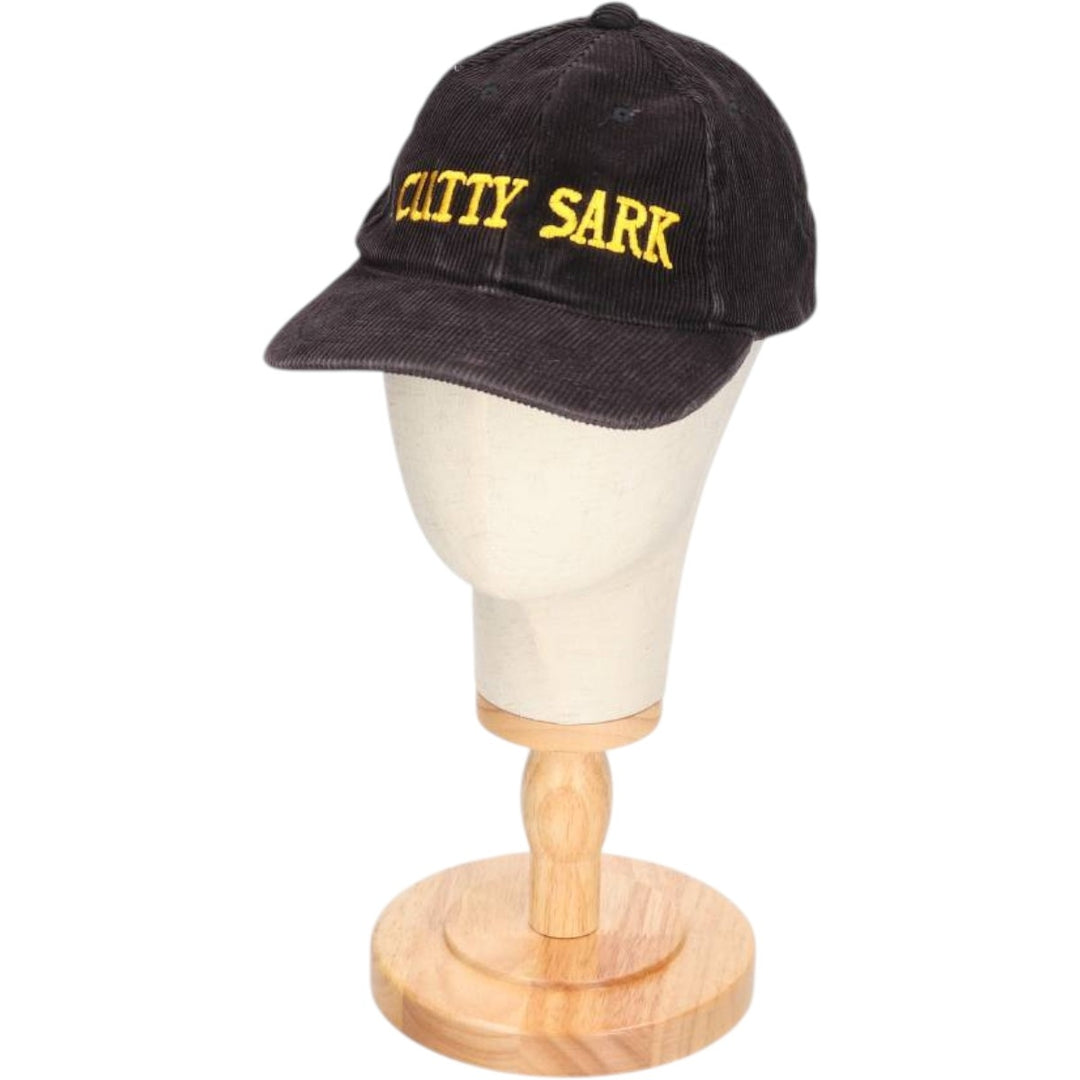 Vintage Cutty Sark Advertising Corduroy Cap, One Size Fits All unclear black type Vintage Second Hand
