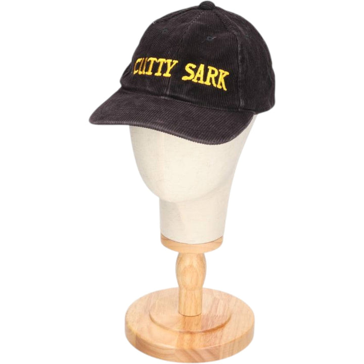 Vintage Cutty Sark Advertising Corduroy Cap, One Size Fits All unclear black type Vintage Second Hand