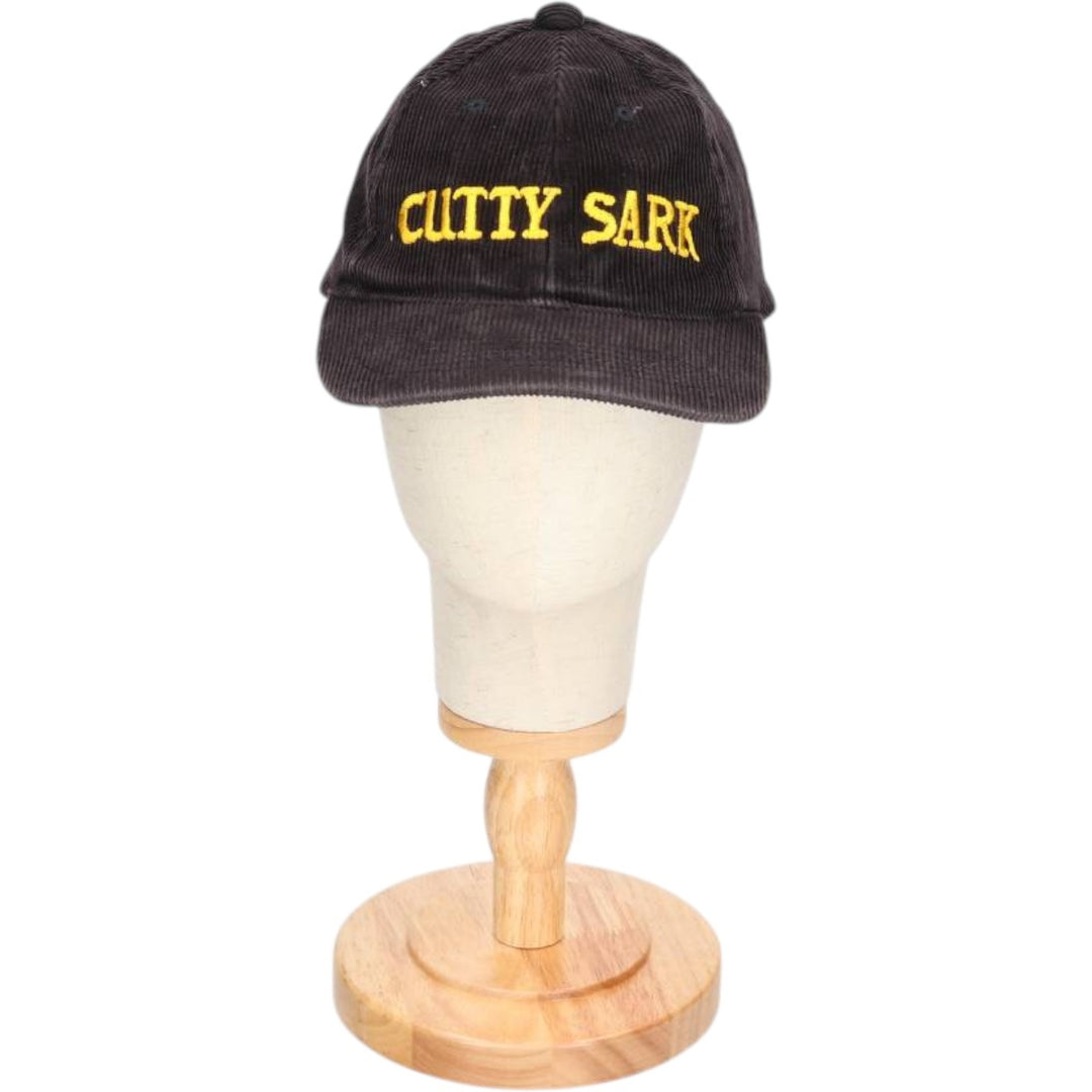 Vintage Cutty Sark Advertising Corduroy Cap, One Size Fits All unclear black type Vintage Second Hand