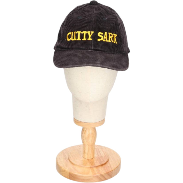 Vintage Cutty Sark Advertising Corduroy Cap, One Size Fits All unclear black type Vintage Second Hand