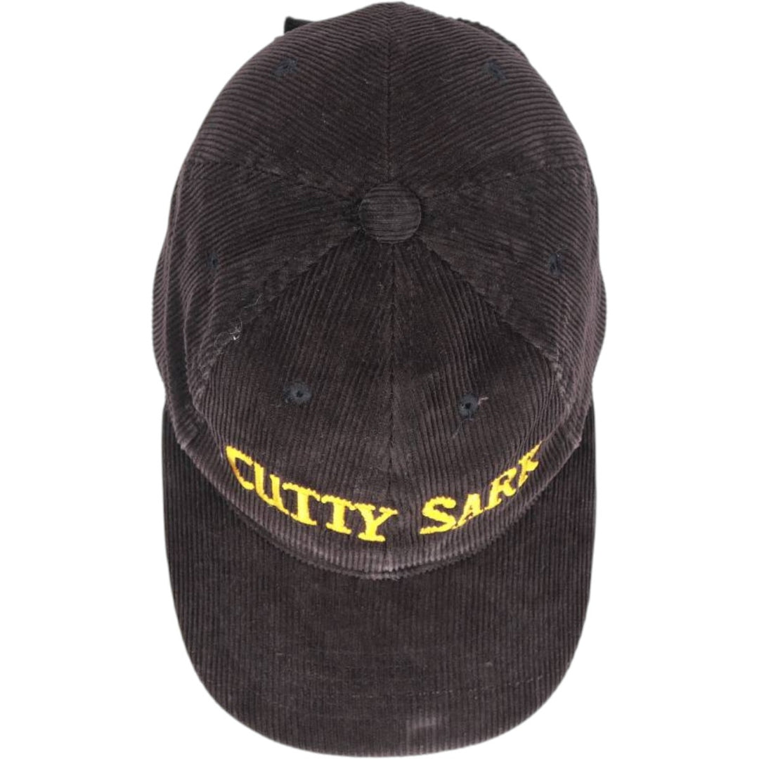 Vintage Cutty Sark Advertising Corduroy Cap, One Size Fits All unclear black type Vintage Second Hand